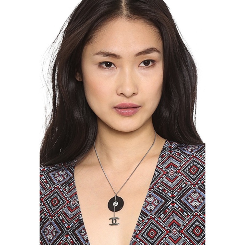 Rare Chanel Record Disc Necklace Collective